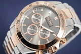 Buy Shop Hugo Boss Ikon Grey Dial Two Tone Steel Strap Watch for Men - 1513339 USA Online