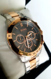 Buy Shop Hugo Boss Ikon Grey Dial Two Tone Steel Strap Watch for Men - 1513339 USA Online