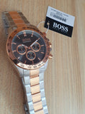 Buy Shop Hugo Boss Ikon Grey Dial Two Tone Steel Strap Watch for Men - 1513339 USA Online