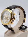 Buy Shop Hugo Boss Ikon White Dial Brown Leather Strap Watch for Men - 1513174 USA Online