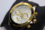 Buy Shop Hugo Boss Ikon White Dial Brown Leather Strap Watch for Men - 1513174 USA Online