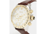 Buy Shop Hugo Boss Ikon White Dial Brown Leather Strap Watch for Men - 1513174 USA Online