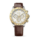 Buy Shop Hugo Boss Ikon White Dial Brown Leather Strap Watch for Men - 1513174 USA Online