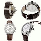 Buy Shop Hugo Boss Ikon White Dial Brown Leather Strap Watch for Men - 1513175 USA Online
