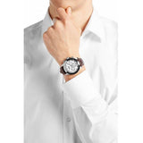 Buy Shop Hugo Boss Ikon White Dial Brown Leather Strap Watch for Men - 1513175 USA Online