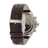 Buy Shop Hugo Boss Ikon White Dial Brown Leather Strap Watch for Men - 1513175 USA Online