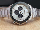 Buy Shop Hugo Boss Ikon White Dial Silver Steel Strap Watch for Men - 1512964 USA Online