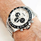 Buy Shop Hugo Boss Ikon White Dial Silver Steel Strap Watch for Men - 1512964 USA Online