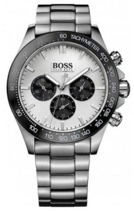 Buy Shop Hugo Boss Ikon White Dial Silver Steel Strap Watch for Men - 1512964 USA Online
