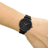 Buy Shop Hugo Boss Infinity Black Dial Black Mesh Bracelet Watch for Women -1502521 USA Online