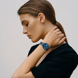 Buy Shop Hugo Boss Infinity Blue Dial Blue Mesh Bracelet Watch for Women - 1502518 USA Online