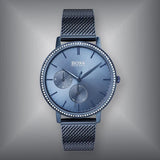 Buy Shop Hugo Boss Infinity Blue Dial Blue Mesh Bracelet Watch for Women - 1502518 USA Online