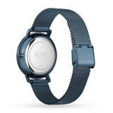 Buy Shop Hugo Boss Infinity Blue Dial Blue Mesh Bracelet Watch for Women - 1502518 USA Online
