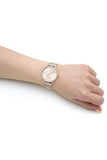 Buy Shop Hugo Boss Infinity Carnation Gold Dial Gold Mesh Bracelet Watch for Women - 1502519 USA Online