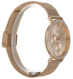 Buy Shop Hugo Boss Infinity Carnation Gold Dial Gold Mesh Bracelet Watch for Women - 1502519 USA Online