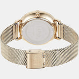 Buy Shop Hugo Boss Infinity Gold Dial Gold Mesh Bracelet Watch for Women - 1502520 USA Online