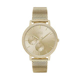 Buy Shop Hugo Boss Infinity Gold Dial Gold Mesh Bracelet Watch for Women - 1502520 USA Online