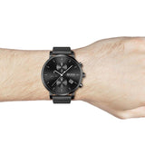Buy Shop Hugo Boss Integrity Black Dial Black Mesh Bracelet Watch for Men - 1513813 USA Online