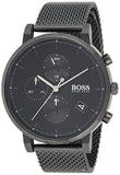 Buy Shop Hugo Boss Integrity Black Dial Black Mesh Bracelet Watch for Men - 1513813 USA Online