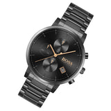 Buy Shop Hugo Boss Integrity Black Dial Black Steel Strap Watch for Men - 1513780 USA Online