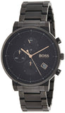 Buy Shop Hugo Boss Integrity Black Dial Black Steel Strap Watch for Men - 1513780 USA Online
