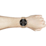 Buy Shop Hugo Boss Integrity Black Dial Gold Mesh Bracelet Watch for Men - 1513808 USA Online