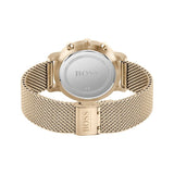Buy Shop Hugo Boss Integrity Black Dial Gold Mesh Bracelet Watch for Men - 1513808 USA Online