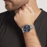 Buy Shop Hugo Boss Integrity Blue Dial Silver Steel Strap Watch for Men - 1513779 USA Online