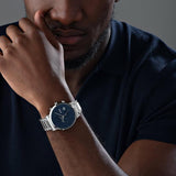 Buy Shop Hugo Boss Integrity Blue Dial Silver Steel Strap Watch for Men - 1513779 USA Online