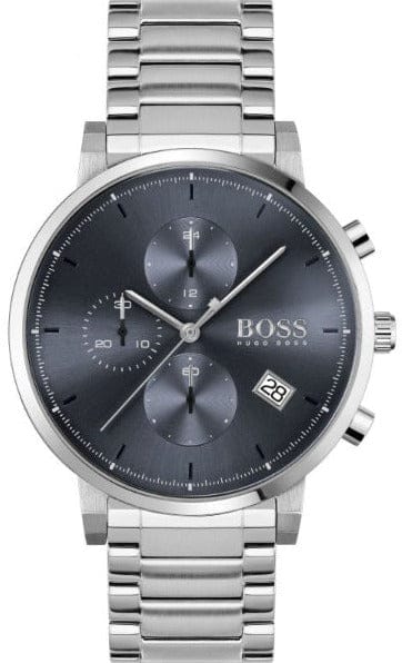 Buy Shop Hugo Boss Integrity Blue Dial Silver Steel Strap Watch for Men - 1513779 USA Online