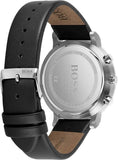 Buy Shop Hugo Boss Integrity Chronograph Black Dial Black Leather Strap Watch for Men - 1513777 USA Online