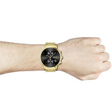 Buy Shop Hugo Boss Integrity Chronograph Grey Dial Gold Steel Strap Watch for Men - 1513781 USA Online