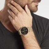 Buy Shop Hugo Boss Integrity Chronograph Grey Dial Gold Steel Strap Watch for Men - 1513781 USA Online