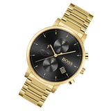 Buy Shop Hugo Boss Integrity Chronograph Grey Dial Gold Steel Strap Watch for Men - 1513781 USA Online