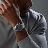 Buy Shop Hugo Boss Integrity Grey Dial Silver Mesh Bracelet Watch for Men - 1513807 USA Online