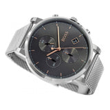 Buy Shop Hugo Boss Integrity Grey Dial Silver Mesh Bracelet Watch for Men - 1513807 USA Online
