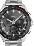Buy Shop Hugo Boss Intensity Chronograph Black Dial Silver Steel Strap Watch For Men - 1513680 USA Online