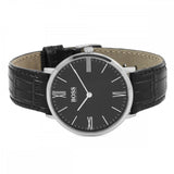 Buy Shop Hugo Boss Jackson Black Dial Black Leather Strap Watch for Men - 1513369 USA Online