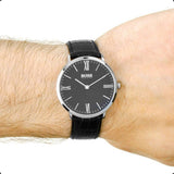 Buy Shop Hugo Boss Jackson Black Dial Black Leather Strap Watch for Men - 1513369 USA Online