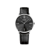 Buy Shop Hugo Boss Jackson Black Dial Black Leather Strap Watch for Men - 1513369 USA Online
