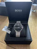 Buy Shop Hugo Boss Jackson Quartz Black Dial Silver Mesh Bracelet Watch For Men - 1513514 USA Online