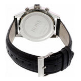 Buy Shop Hugo Boss Jet Black Dial Black Leather Strap Watch for Men - 1513279 USA Online