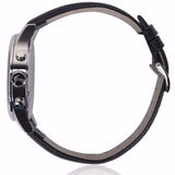 Buy Shop Hugo Boss Jet Black Dial Black Leather Strap Watch for Men - 1513279 USA Online