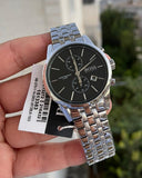 Buy Shop Hugo Boss Jet Black Dial Silver Steel Strap Watch for Men - 1513383 USA Online