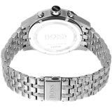 Buy Shop Hugo Boss Jet Black Dial Silver Steel Strap Watch for Men - 1513383 USA Online