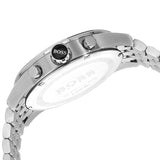 Buy Shop Hugo Boss Jet Black Dial Silver Steel Strap Watch for Men - 1513383 USA Online