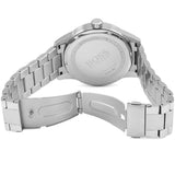 Buy Shop Hugo Boss Jet Black Dial Silver Steel Strap Watch for Men - 1513383 USA Online