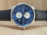 Buy Shop Hugo Boss Jet Blue Dial Black Leather Strap Watch for Men - 1513283 USA Online