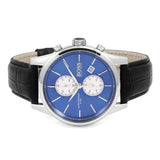Buy Shop Hugo Boss Jet Blue Dial Black Leather Strap Watch for Men - 1513283 USA Online