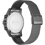 Buy Shop Hugo Boss Jet Blue Dial Gunmetal Mesh Bracelet Watch for Men - 1513677 USA Online